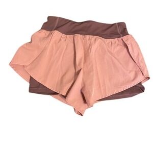 Running Shorts Women's‎ Pink Purple Athletic Workout Gym